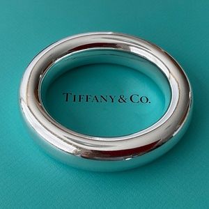 TIFFANY & CO. Vintage Peretti Sterling Silver (925) Doughnut Bangle
